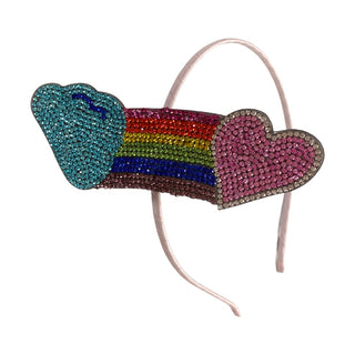 Bari Lynn Crystal Applique Headband - Rainbow, Bari Lynn, Bari Lynn, Bari Lynn Crystal Applique Headband, Bari Lynn Headband, Bari Lynn Headbands, Headband, Rainbow, Rainbow Headband, Headban