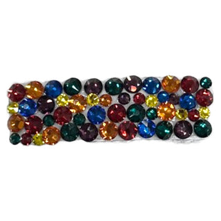 Bari Lynn All Over Swarovski Crystal Snap Clip - Rainbow, Bari Lynn, Bari Lynn, Bari Lynn Barrette, Bari Lynn Barrettes, Bari Lynn Rainbow, Bari Lynn Snap, Bari Lynn Swarovski Crystal Snap Cl