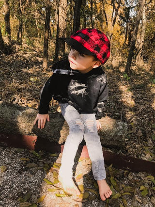 Phoenix Cap Co Buffalo Plaid Sherpa Hat, Phoenix Cap Co, Buffalo Plaid, Buffalo Plaid Sherpa, cf-size-infant-6m-2y, cf-type-hat, cf-vendor-phoenix-cap-co, Infant Hat, Phoenix Cap Co, Phoenix 