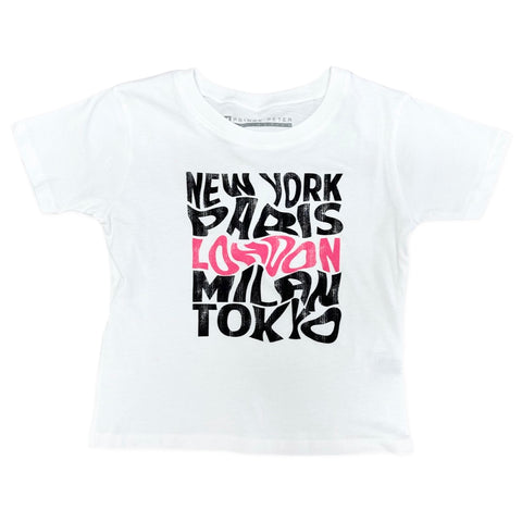 Prince Peter Tween Destinations Tee, Prince Peter Collection, cf-size-large-10, cf-size-medium-7-8, cf-size-xlarge-12, cf-type-tee, cf-vendor-prince-peter-collection, London, Milan, New York,