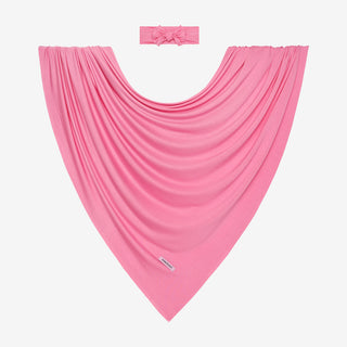 Posh Peanut Spring Berry Swaddle & Headband Set, Posh Peanut, cf-type-swaddle-&-headband-set, cf-vendor-posh-peanut, Posh Peanut, Posh Peanut Swaddle, Posh Peanut Swaddle & Headband Set, Posh