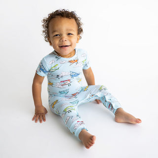 Posh Peanut Flyer S/S Basic Loungewear, Posh Peanut, Flyer, Pajama, Pajamas, Posh Peanut, Posh Peanut Loungewear, Posh Peanut Pajama, Posh Peanut Pajama Set, Posh Peanut Pajamas, Posh Peanut 