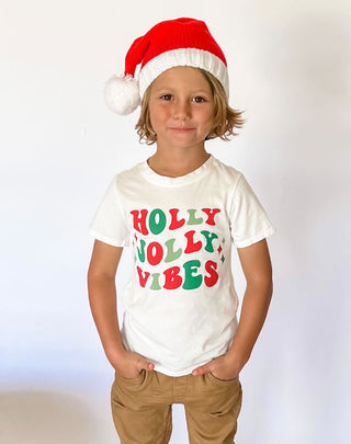 Brokedown Clothing Kid's Holly Jolly Vibes Tee, Brokedown Clothing, All Things Holiday, Brokedown Clothing, Brokedown Clothing Holiday, Brokedown Clothing Holly Jolly Vibes, Brokedown Holiday