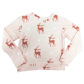 Brokedown Clothing Kid's Reindeer Sweatshirt, Brokedown Clothing, All Things Holiday, Brokedown Clothing, Brokedown Clothing Christmas Sweatshirt, Brokedown Clothing Holiday, Brokedown Clothi