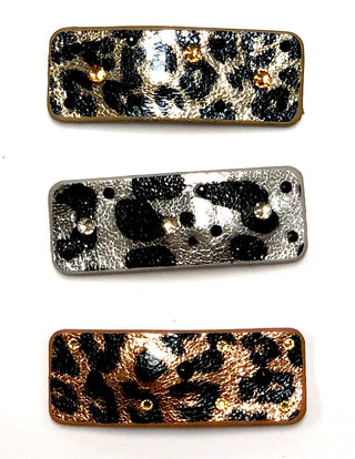 Bari Lynn Animal Print Snap Clip with Crystals, Bari Lynn, Animal Print Bari Lynn, Bari Lynn, Bari Lynn Animal Print Barrette with Crystals, Bari Lynn Animal Print Snap Clip, Bari Lynn Animal