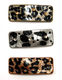 Bari Lynn Animal Print Snap Clip with Crystals, Bari Lynn, Animal Print Bari Lynn, Bari Lynn, Bari Lynn Animal Print Barrette with Crystals, Bari Lynn Animal Print Snap Clip, Bari Lynn Animal