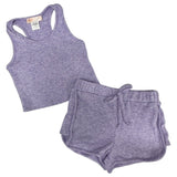 Tweenstyle by Stoopher Purple Two Tone Racerback Crop Tank, Sparkle by Stoopher, cf-size-12, cf-size-14, cf-type-tank, cf-vendor-sparkle-by-stoopher, Purple, Sparkle by Stoopher, Tank Top, Tw