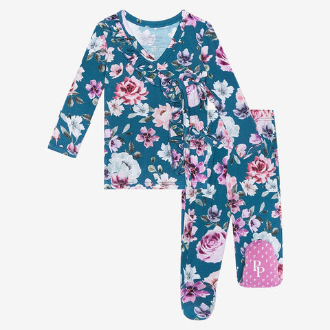 Posh Peanut Keisha Kimono Set, Posh Peanut, Keisha, Posh Peanut, Posh Peanut Front Kimono Set, Posh Peanut Keisha, Posh Peanut Ruffle Kimono Set, Posh Peanut Tie Front Kimono Set, Posh Peanut