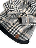 Little Bipsy Flannel Shacket - Ash, Little Bipsy Collection, Ash, CM22, Daddy + Me, Daddy and Me, Flannel, Flannel Shacket, Hooded Flannel, JAN23, Little Bipsy, Little Bipsy Collection, Littl