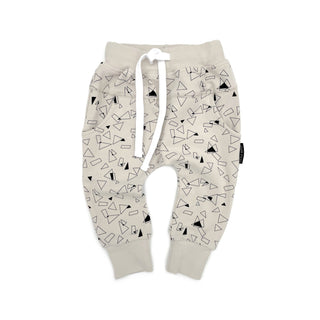 Little Bipsy Triangle Joggers - Almond, Little Bipsy Collection, CM22, JAN23, Little Bipsy, Little Bipsy Almond, Little Bipsy Collection, Little Bipsy Fall 2021, Little Bipsy Joggers, Little 
