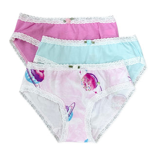 Esme Sweet Space with White Lace 3pc Panty Set, Esme, cf-size-large-7-8-years, cf-size-medium-6-6x, cf-size-preteen-14-16, cf-size-xlarge-10-12-years, cf-size-xsmall-2-3-years, cf-type-girls-