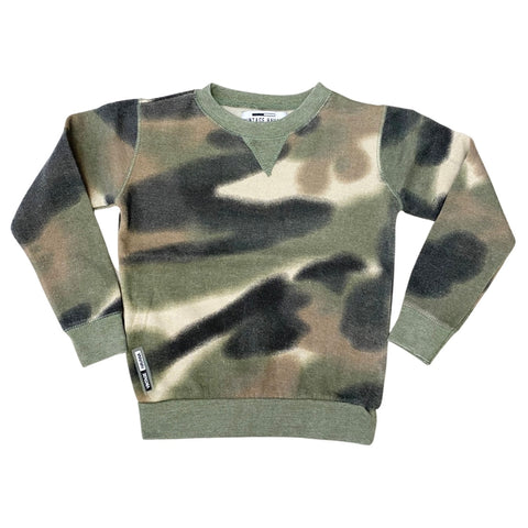 Vintage Havana Commander Camo Burnout Fleece Crewneck, Vintage Havana, cf-size-large-12-14, cf-size-medium-10-12, cf-size-xlarge-14-16, cf-type-pullover, cf-vendor-vintage-havana, CM22, Vinta