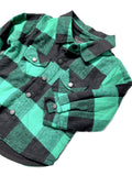 Little Bipsy Oversized Plaid Flannel - Green & Black, Little Bipsy Collection, Flannel, JAN23, Little Bipsy, Little Bipsy Buffalo Plaid Flannel, Little Bipsy Collection, Little Bipsy Fall, Li