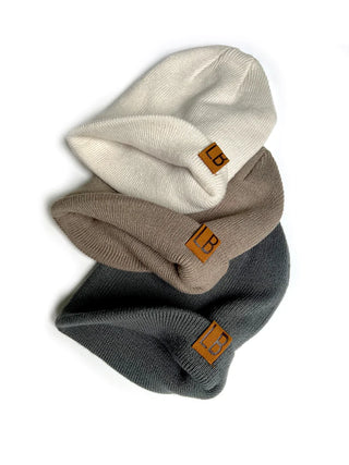 Little Bipsy Knit Beanie - Pewter, Little Bipsy Collection, Beanie, Beanie hat, Beanies, cf-size-small-0-8-months, cf-type-beanie, cf-vendor-little-bipsy-collection, Hat, JAN23, Little Bipsy,