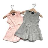 Little Bipsy Ribbed Twirl Dress - Blush, Little Bipsy Collection, cf-size-12-18-months, cf-size-2t-3t, cf-type-dress, cf-vendor-little-bipsy-collection, CM22, Dress, JAN23, Little Bipsy, Litt