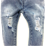 Little Bipsy Distressed Denim - Light Wash, Little Bipsy Collection, cf-size-12-18-months, cf-size-4t-5t, cf-size-5t-6t, cf-size-6-12-months, cf-type-bottoms, cf-vendor-little-bipsy-collectio