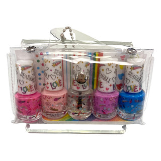 Water Based Peel-Off Nail Polish Set - Bright, Bari Lynn, Bari Lynn, Bari Lynn Nail Polish, Nail Polish, Nail Polish Set, Water Based Peel-Off Nail Polish Set, Nail Polish - Basically Bows & 