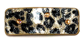 Bari Lynn Animal Print Snap Clip with Crystals, Bari Lynn, Animal Print Bari Lynn, Bari Lynn, Bari Lynn Animal Print Barrette with Crystals, Bari Lynn Animal Print Snap Clip, Bari Lynn Animal