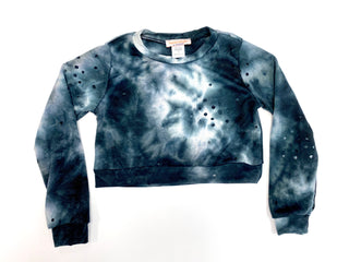 Tweenstyle by Stoopher Distressed Tie Dye Pullover, Tweenstyle, Distressed Tie Dye Pullover, Sparkle by Stoopher, Sparkle by Stoopher Sweatshirt, Tweenstyle, Tweenstyle by Stoopher, Tweenstyl