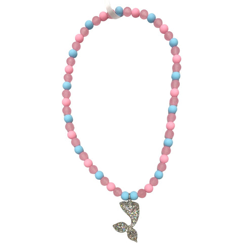 Girls Beaded Necklace - Fairy Tale - Cotton Candy, Good Grace Design Co, Beaded Necklace, cf-type-necklace, cf-vendor-good-grace-design-co, Good Grace design Co Necklace, Good Grace Design Gi