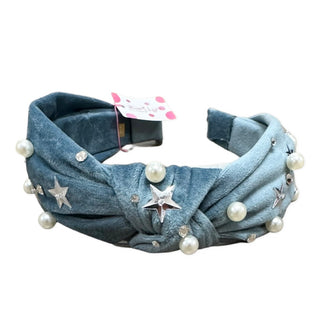 Bari Lynn Crystalized Velvet Pearl Stud Knot Headband, Bari Lynn, Bari Lynn, Bari Lynn Crystalized Velvet Pearl Stud Knot Headband, Bari Lynn Headband, Bari Lynn Headbands, Bari Lynn Twist Kn