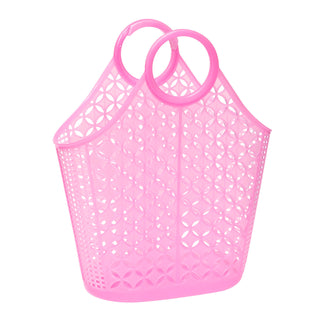 Sun Jellies Atomic Tote - Neon Pink, Sun Jellies, cf-type-bag, cf-vendor-sun-jellies, Jelly Bag, Sun Jellies, Sun Jellies Atomic Tote, Sun Jellies Atomic Tote - Neon Pink, Sun Jellies Bag, Su