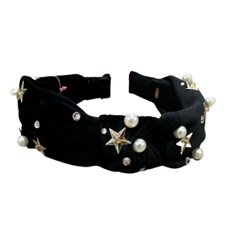 Bari Lynn Crystalized Velvet Pearl Stud Knot Headband, Bari Lynn, Bari Lynn, Bari Lynn Crystalized Velvet Pearl Stud Knot Headband, Bari Lynn Headband, Bari Lynn Headbands, Bari Lynn Twist Kn