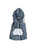 Little Bipsy Terry Cloth Hooded Dress - Slate Blue, Little Bipsy Collection, cf-size-2t-3t, cf-size-3t-4t, cf-size-6-12-months, cf-type-dress, cf-vendor-little-bipsy-collection, CM22, JAN23, 