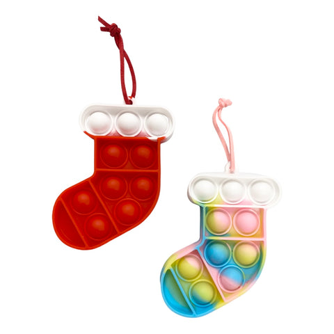 Pop It Fidget Stocking Ornament - 2 Colors, Bari Lynn, All Things Holiday, Bari Lynn, Bari Lynn Fidget Toy, Bari Lynn In N Out Fidget Toy, cf-type-toy, cf-vendor-bari-lynn, Christmas, EB Boys