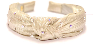 Bari Lynn Metallic Twist Knot Headband with Crystals, Bari Lynn, Bari Lynn, Bari Lynn Black, Bari Lynn Champagne, Bari Lynn Headband, Bari Lynn Headbands, Bari Lynn Metallic Shimmer, Bari Lyn