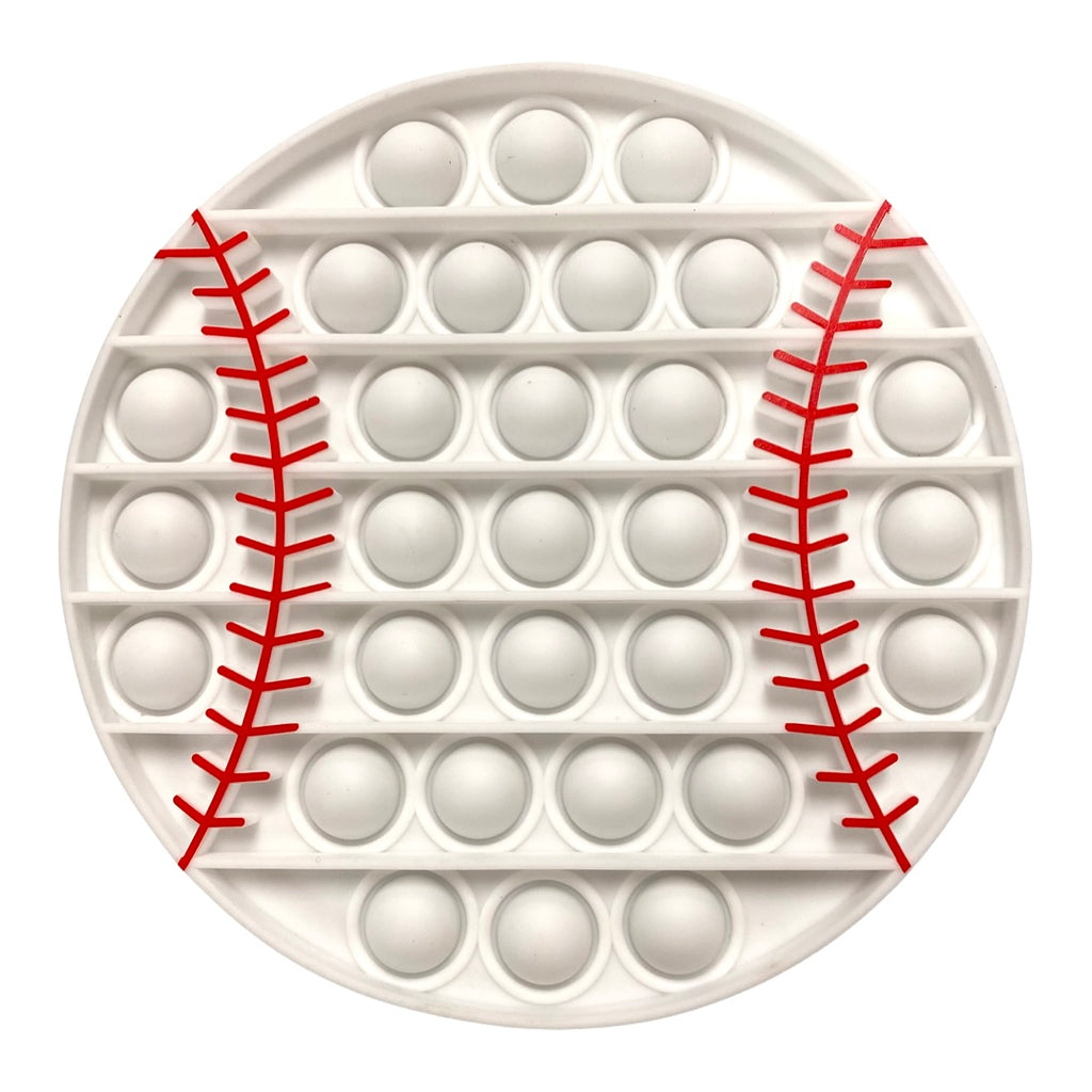 Pop It Fidget Toy Baseball Basically Bows & Bowties