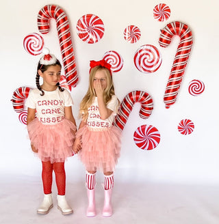 Brokedown Clothing Kid's Candy Cane Kisses Light Pink Tee, Brokedown Clothing, All Things Holiday, Brokedown Clothing, Brokedown Clothing Candy Cane, Brokedown Clothing Holiday, Brokedown Hol