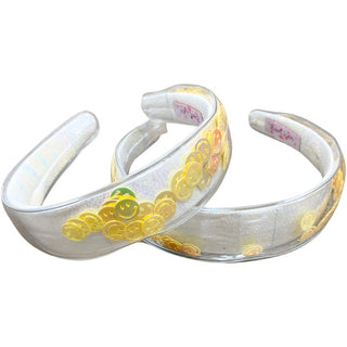 Bari Lynn Smiley Confetti Shaker Headband - White, Bari Lynn, Bari Lynn, Bari Lynn Headband, Bari Lynn Headbands, Bari Lynn Smiley, Bari Lynn Smiley Confetti Shaker Headband, cf-type-headband