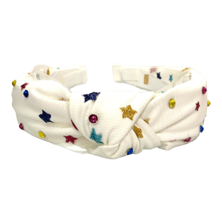 Bari Lynn Rainbow Stars Twist Knot Headband with Crystals, Bari Lynn, Bari Lynn, Bari Lynn Headband, Bari Lynn Headbands, Bari Lynn Metallic Stars Twist Knot, Bari Lynn Metallic Stars Twist K