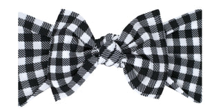 Baby Bling Black Gingham Printed Knot Headband, Baby Bling, Baby Baby Bling Headbands, Baby Bling, Baby Bling Black Gingham, Baby Bling Black Gingham Printed Knot Headband, Baby Bling Headban
