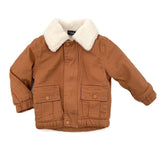 Little Bipsy Sherpa Lined Jacket - Camel, Little Bipsy Collection, cf-size-0-6-months, cf-size-18-24-months, cf-type-jacket, cf-vendor-little-bipsy-collection, JAN23, Little Bipsy, Little Bip