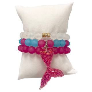 Girls Bracelet Stack - Mer-Mazing - Stardust, Good Grace Design Co, Bow Bracelet, Bracelet, Bracelet Stack, Bracelets, cf-type-bracelet, cf-vendor-good-grace-design-co, Good Grace Design Co B