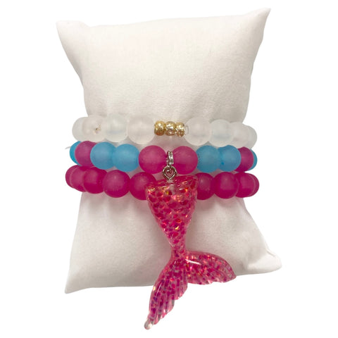 Girls Bracelet Stack - Mer-Mazing - Stardust, Good Grace Design Co, Bow Bracelet, Bracelet, Bracelet Stack, Bracelets, cf-type-bracelet, cf-vendor-good-grace-design-co, Good Grace Design Co B
