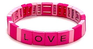 Bari Lynn Tile Bar Stretch Bracelet, Bari Lynn, Bari Lynn, Bari Lynn BFF Tile Bar Stretch Bracelet, Bari Lynn Bracelet, Bari Lynn Friends Tile Bar Stretch Bracelet, Bari Lynn Love Tile Bar St