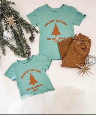 Brokedown Clothing Women's Rockin' Around the Christmas Tree Tee, Brokedown Clothing, All Things Holiday, Brokedown Clothing, Brokedown Clothing Holiday, Brokedown Clothing Mommy & Me, Broked