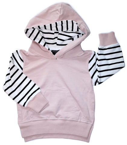 Little Bipsy Blush Stripe Hoodie, Little Bipsy Collection, Black Friday, cf-size-0-3-months, cf-type-hoodie, cf-vendor-little-bipsy-collection, CM22, Cyber Monday, Els PW 5060, Els PW 8258, E