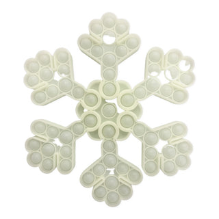 Snowflake Pop It Fidget Toy / Puzzle / Game - Glow in the Dark, Bari Lynn, All Things Holiday, Bari Lynn, Bari Lynn Pop It, cf-type-bracelet, cf-vendor-bari-lynn, Christmas, Christmas Pop It,