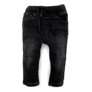 Little Bipsy Black Wash Denim, Little Bipsy Collection, cf-size-12-18-months, cf-type-bottoms, cf-vendor-little-bipsy-collection, CM22, Gender Neutral, JAN23, Jeans, Little Bipsy, Little Bips