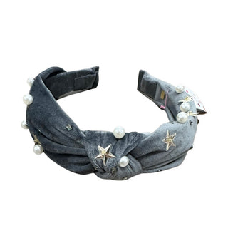 Bari Lynn Crystalized Velvet Pearl Stud Knot Headband, Bari Lynn, Bari Lynn, Bari Lynn Crystalized Velvet Pearl Stud Knot Headband, Bari Lynn Headband, Bari Lynn Headbands, Bari Lynn Twist Kn