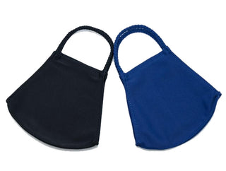 Pom Masks by Pomchies - Solid Black / Solid Navy, Pomchies, Els PW 11399, Face Mask, Face Mask by Pomchies, Face Mask by Pomchies - Solid Black / Solid Navy, Face Mask for Adults, Face Mask P