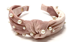 Bari Lynn Velour Twist Knot Headband with Pearls, Bari Lynn, Bari Lynn, Bari Lynn Headband, Bari Lynn Headbands, Bari Lynn Twist Knot Headband with Pearls, Bari Lynn Velour Headband, Bari Lyn