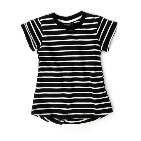 Little Bipsy Swoop Dress - Black Stripes, Little Bipsy Collection, cf-size-0-6-months, cf-type-dress, cf-vendor-little-bipsy-collection, CM22, Els PW 5060, JAN23, Little Bipsy, Little Bipsy B