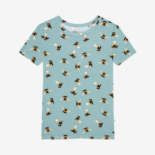 Posh Peanut Spring Bee Basic Short Sleeve & Short Length Pajama, Posh Peanut, Pajama, Pajamas, Posh Peanut, Posh Peanut Basic Loungewear with Shorts, Posh Peanut Loungewear, Posh Peanut Pajam