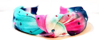 Bari Lynn Bold Tye Dye Twist Knot Headband with Crystals, Bari Lynn, Bari Lynn, Bari Lynn Bold Tye Dye, Bari Lynn Bold Tye Dye Twist Knot Headband with Crystals, Bari Lynn Headband, Bari Lynn