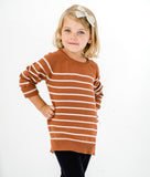 Little Bipsy Knit Sweater-Rust, Little Bipsy Collection, CM22, Cyber Monday, Els PW 5060, Els PW 8258, End of Year, End of Year Sale, JAN23, Little Bipsy, Little Bipsy Collection, Little Bips